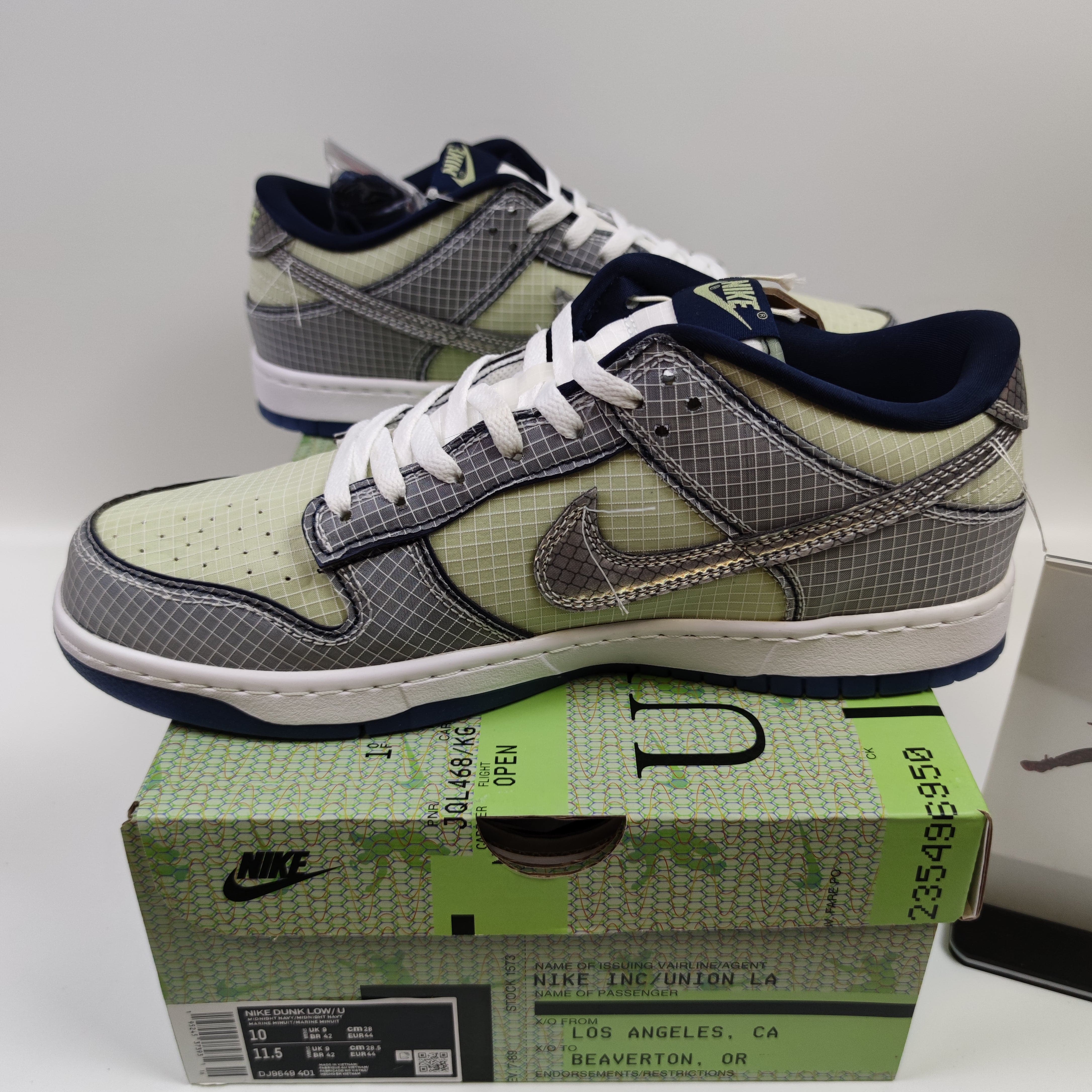 ゴッホ 星月夜 28 新品 UNION X NIKE DUNK PISTACHIO ピスタチオ