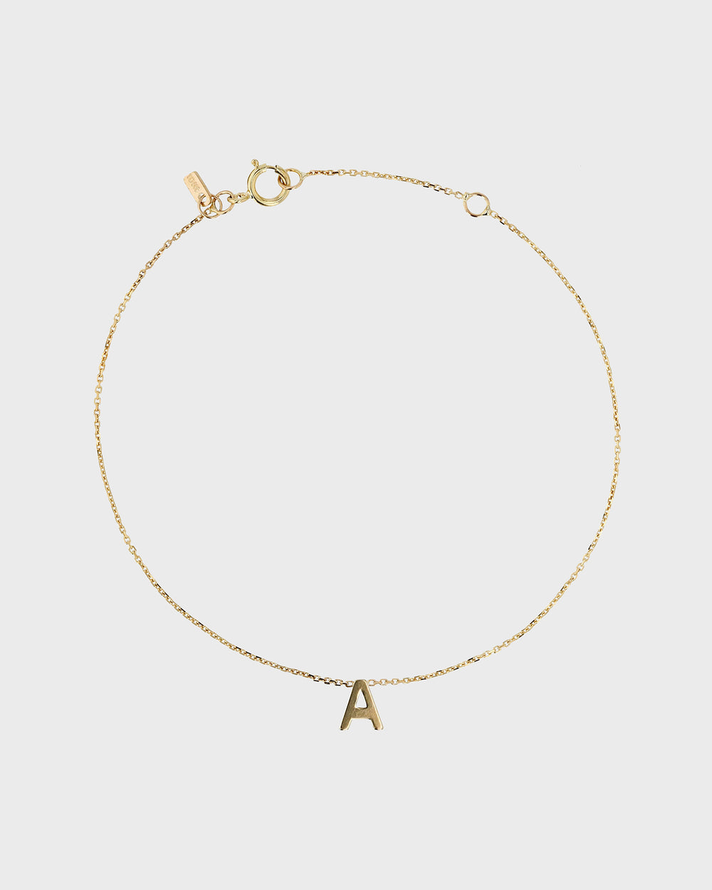 Petite Letter Bracelet™ Yellow Gold – SARAH & SEBASTIAN
