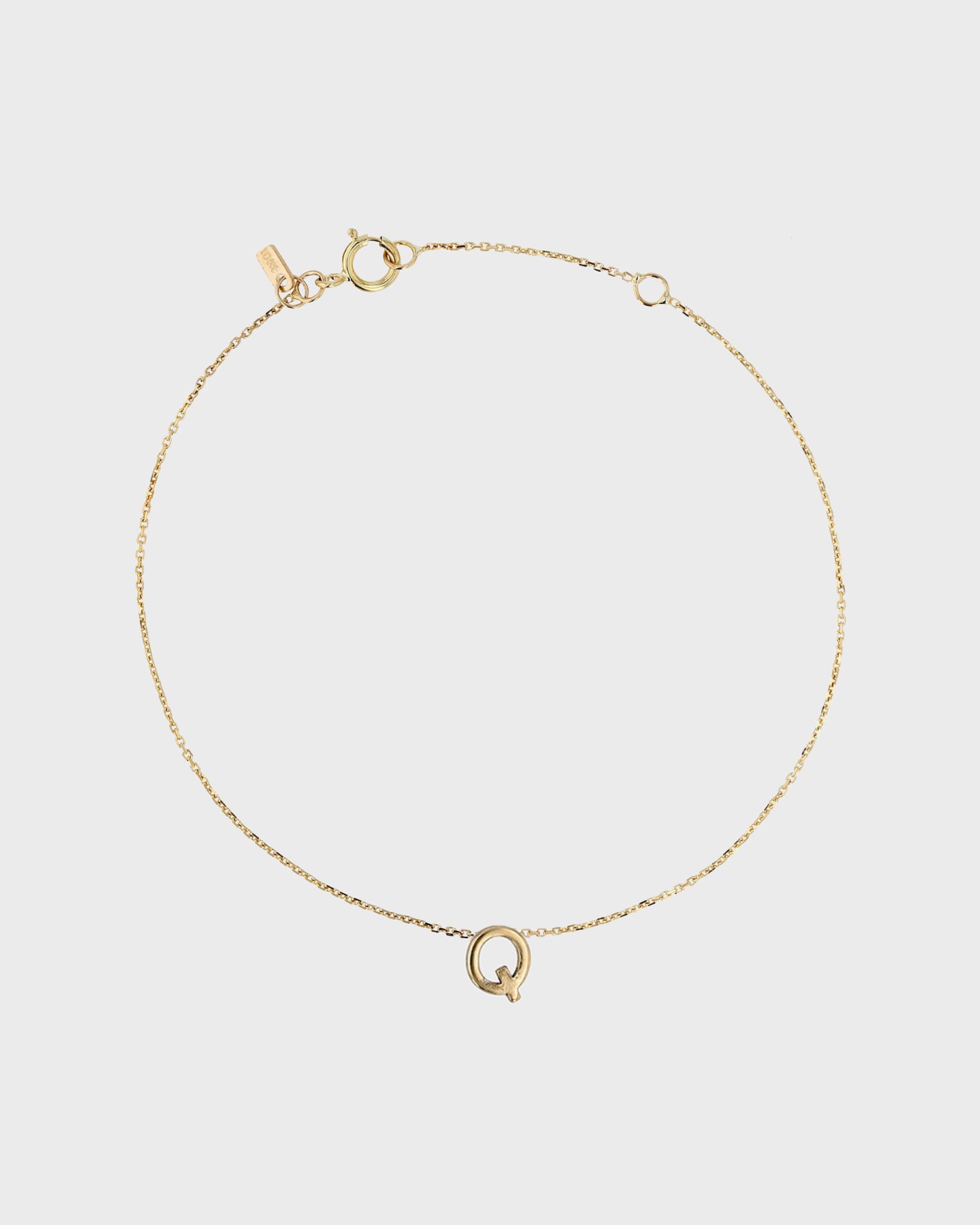 Petite Letter Bracelet Yellow Gold | Sarah & Sebastian – SARAH & SEBASTIAN