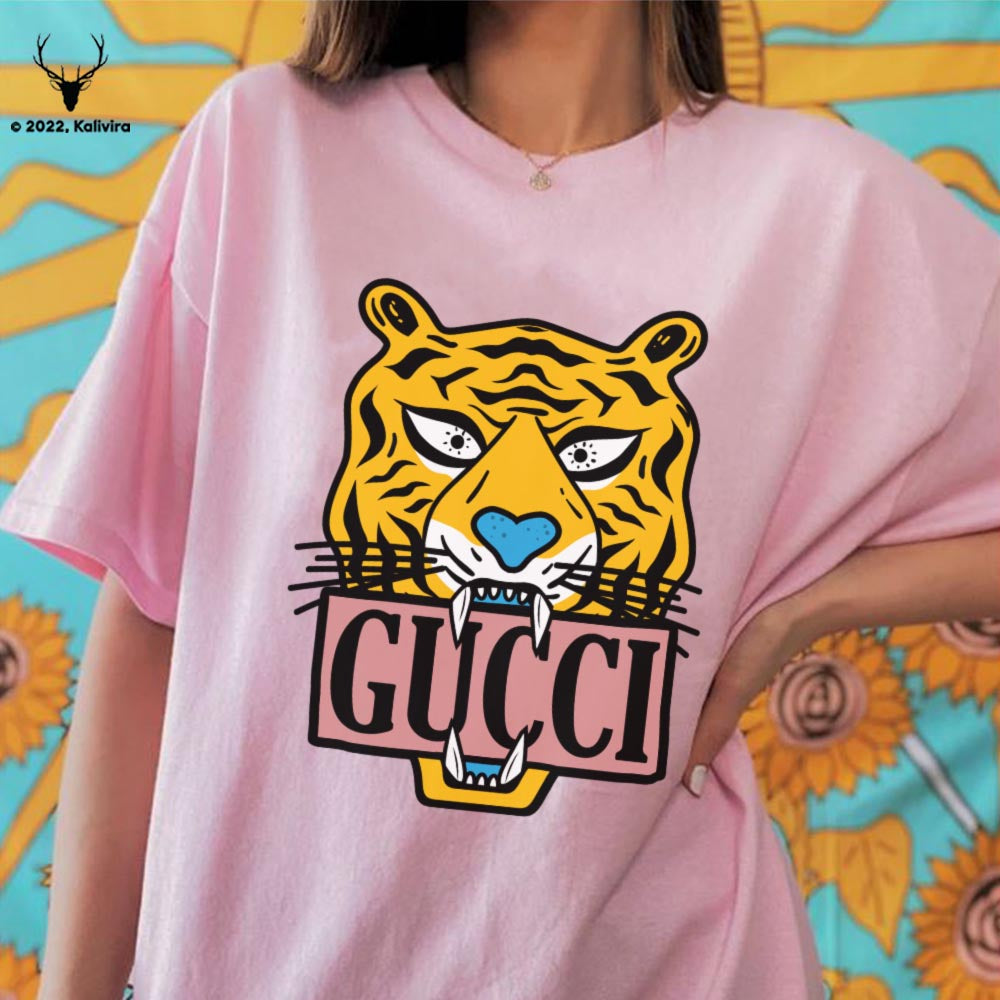 新品同様 GUCCI TIGER 2TONE Tシャツ Sサイズ 2020SS-