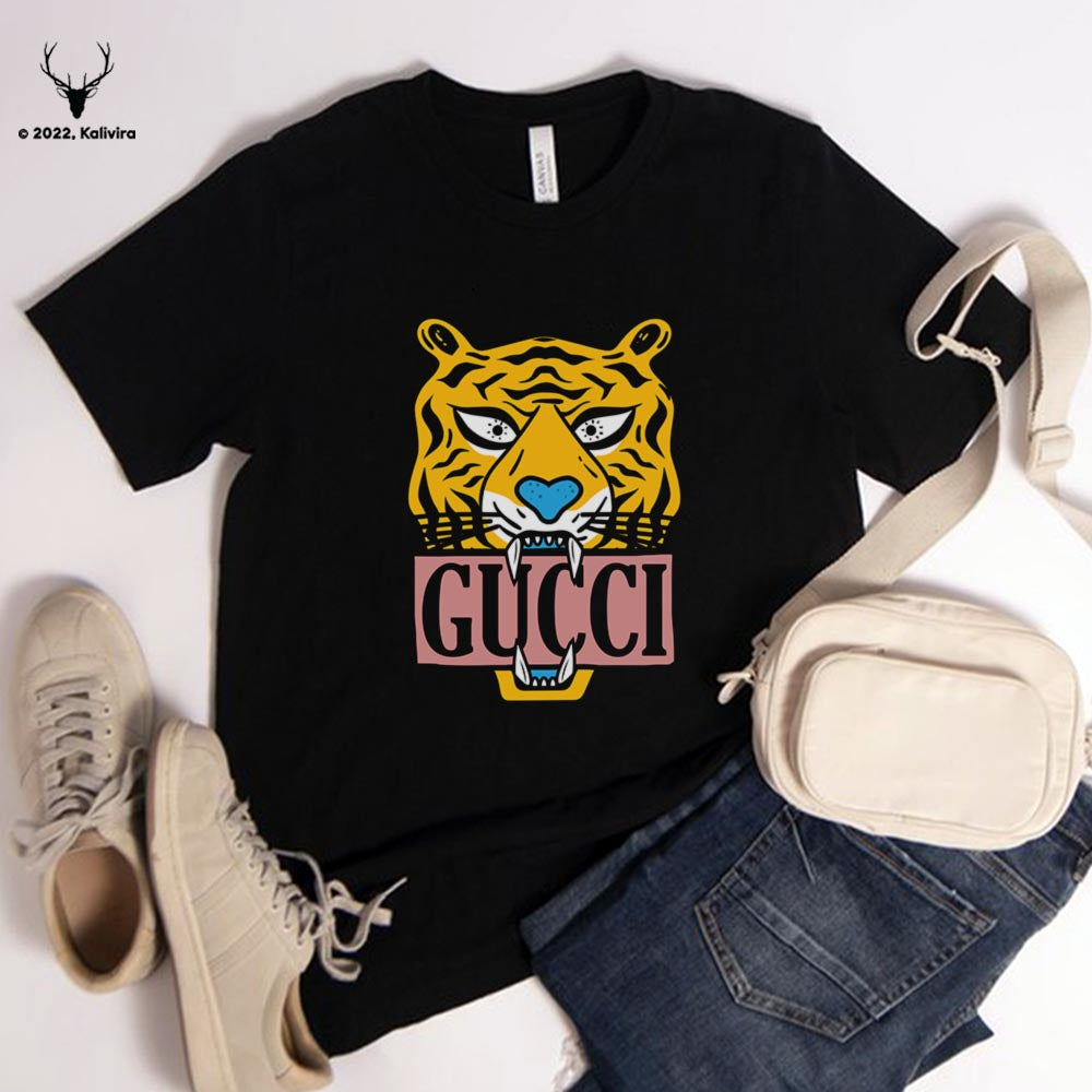 新品同様 GUCCI TIGER 2TONE Tシャツ Sサイズ 2020SS-