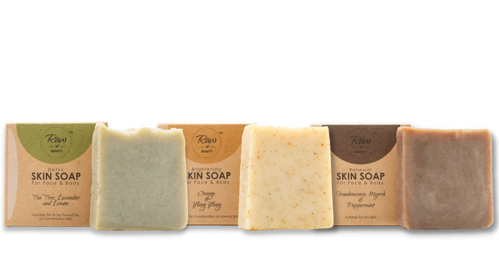 Trio of Soap Bars by Raw Beauty