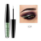 New Professional Shiny Eye Liner Pen Cosmetics for Women Silver Rose Gold Color Liquid Glitter Eyeliner Eye Makeup Beauty Tools