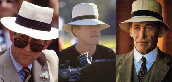 Wonky Panama hats on celebrities - expensive and ugly