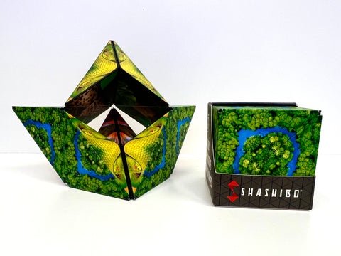 Jungle shashibo cube, mystery puzzle cube