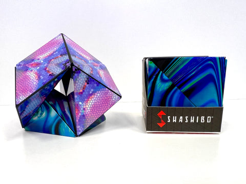 mystic ocean shashibo puzzle cube, designed by Laurence Gartel