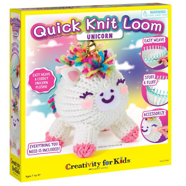 Gili Kids Quick Knit Weaving Loom Kit Creative Adjustable Knitting