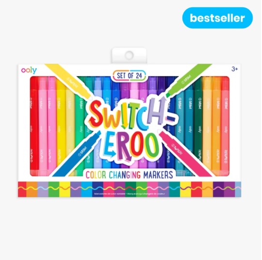 ooly brilliant brush markers set of 24 - Little