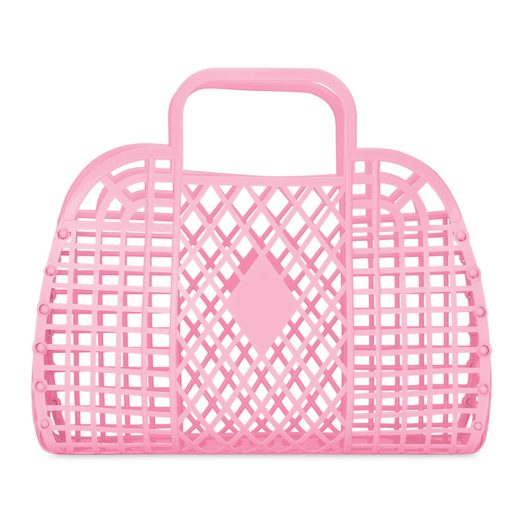 Bashful Blush Sparkle Mini Double Bow Tote