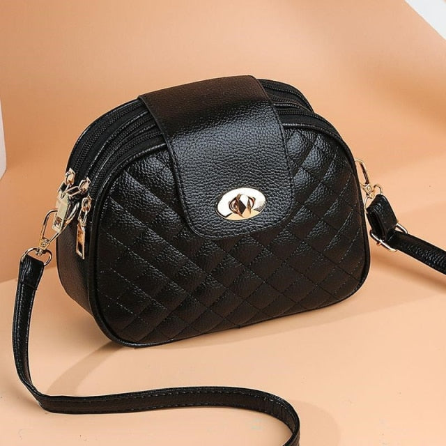 Summer Small Shoulder Girl Messenger Bag Female Three Layers Circle Luxury Handbags Crossbody Bags F