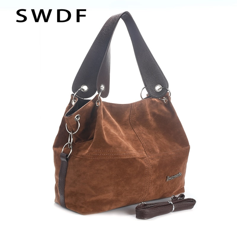 SWDF New Brand handbag female large totes high quality ladies shoulder messenger top-handle bags sof