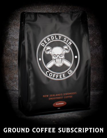 Deadly Sin Coffee ground coffee subscription