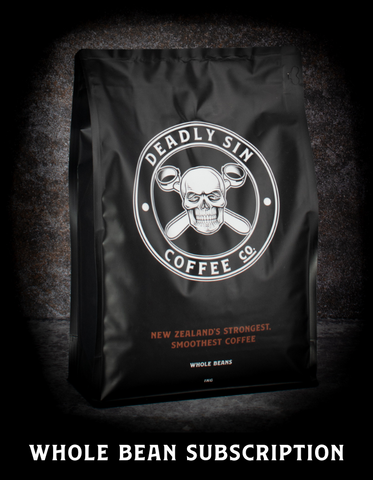 Deadly Sin whole bean coffee 