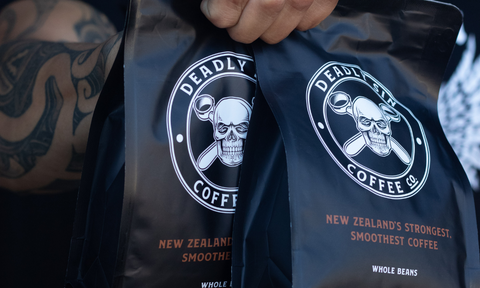 Deadly Sin Coffee bags