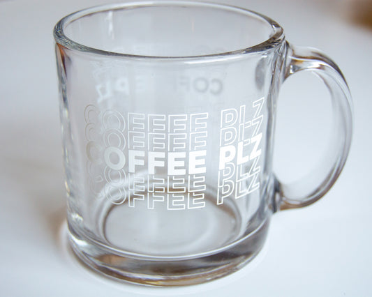 Very Merry Clear Glass Mug – Butler Design Co.