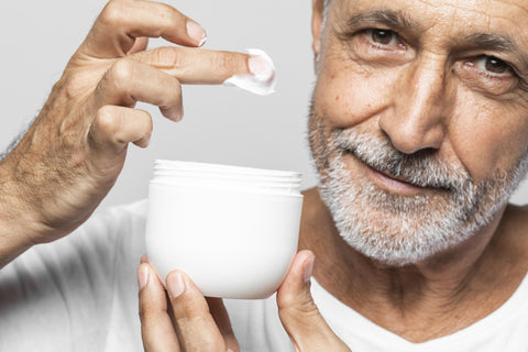 Anti-ageing creams improve the tone of the skin.