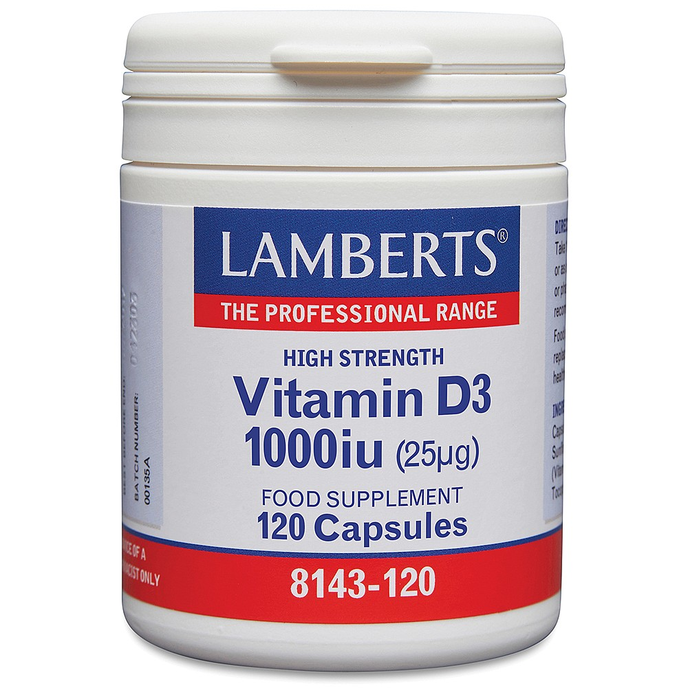 Lamberts Vitamin D3 1000iu Capsules