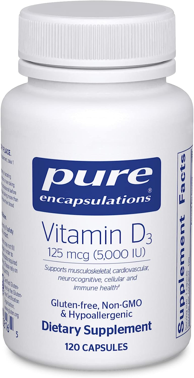 Pure Encapsulations Vitamin D3 Capsules