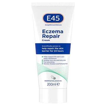 E45 Eczema Repair Cream available at welzo