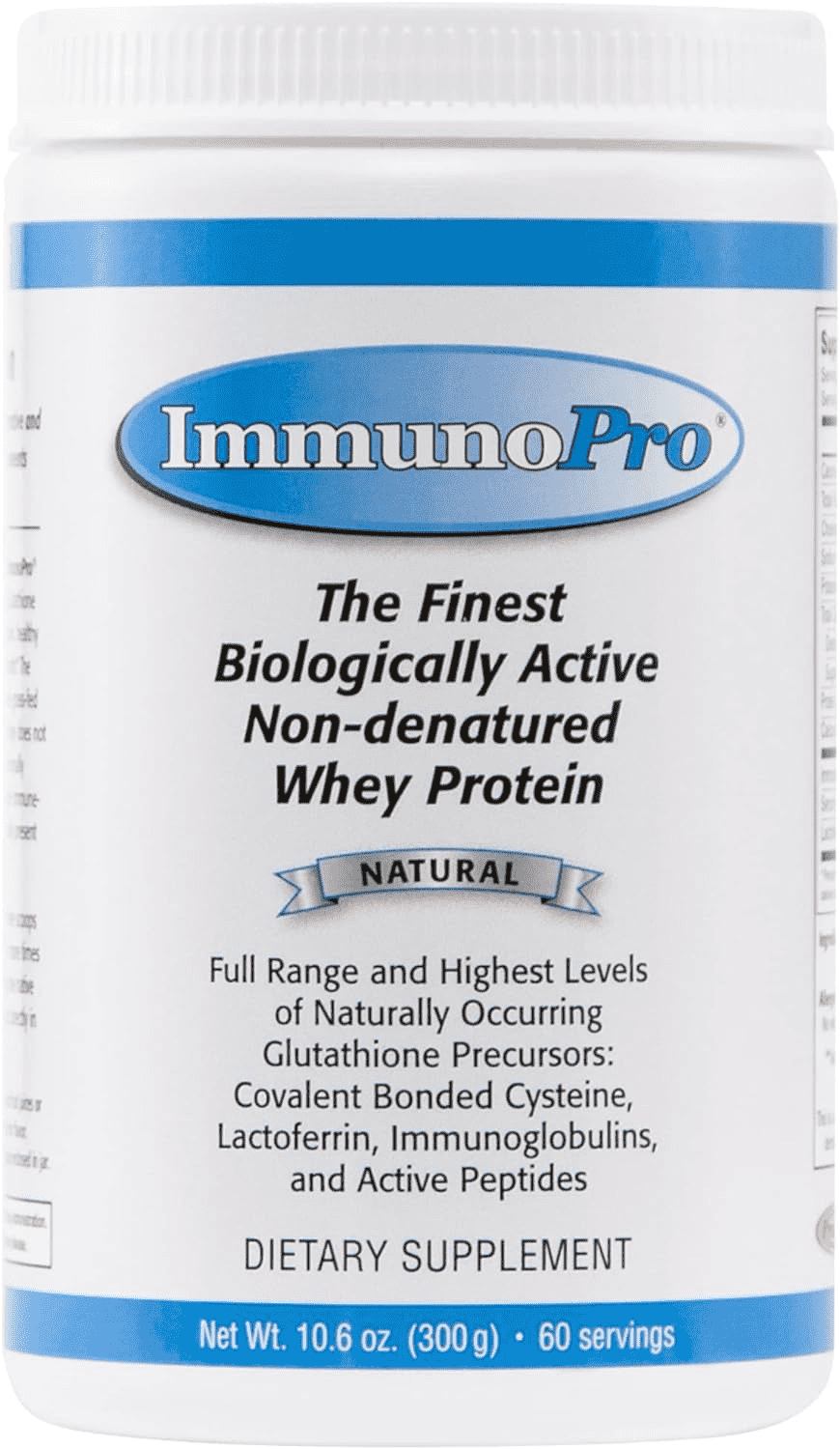 Well Wisdom ImmunoPro Natural Whey Protein Powder