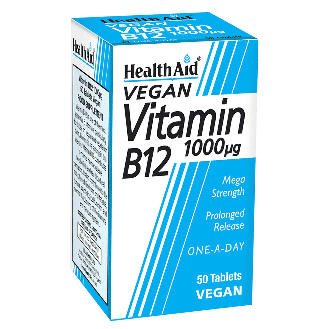 HealthAid Vitamin B12 (1000 mcg) Tablets