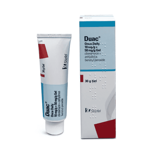 Duac Gel for Topical Red Spots