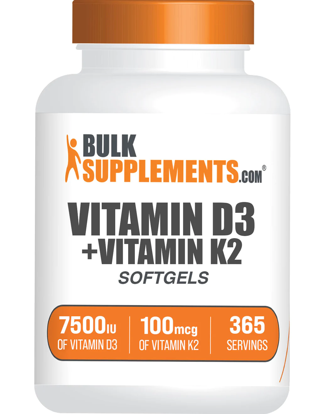 Vitamin D3+K2 combination by Bulksupplements