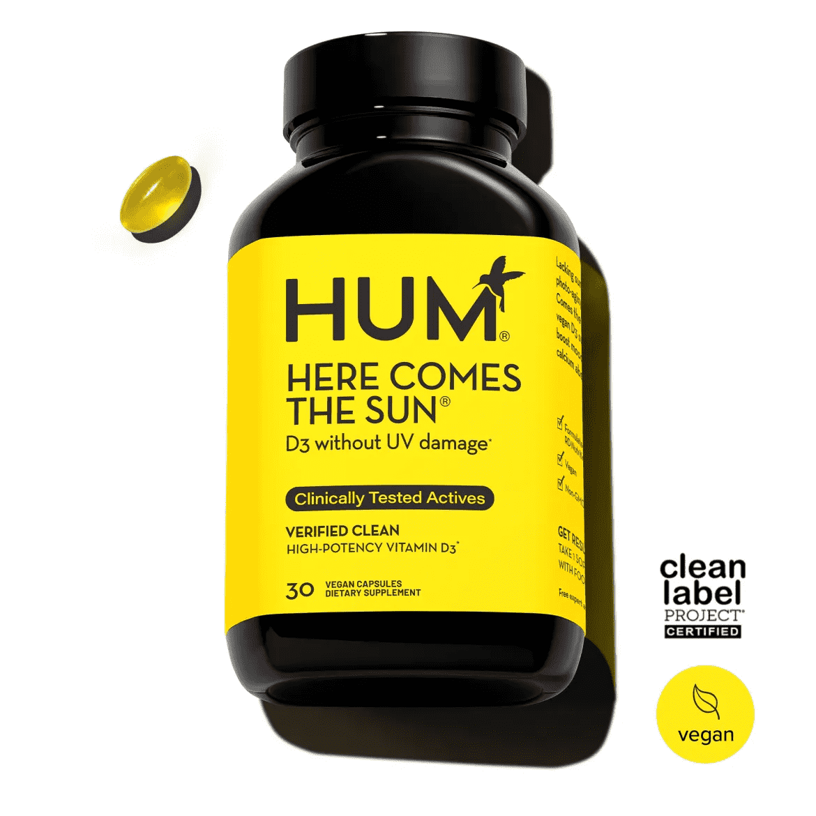 HUM Nutrition Here Comes the Sun Capsules