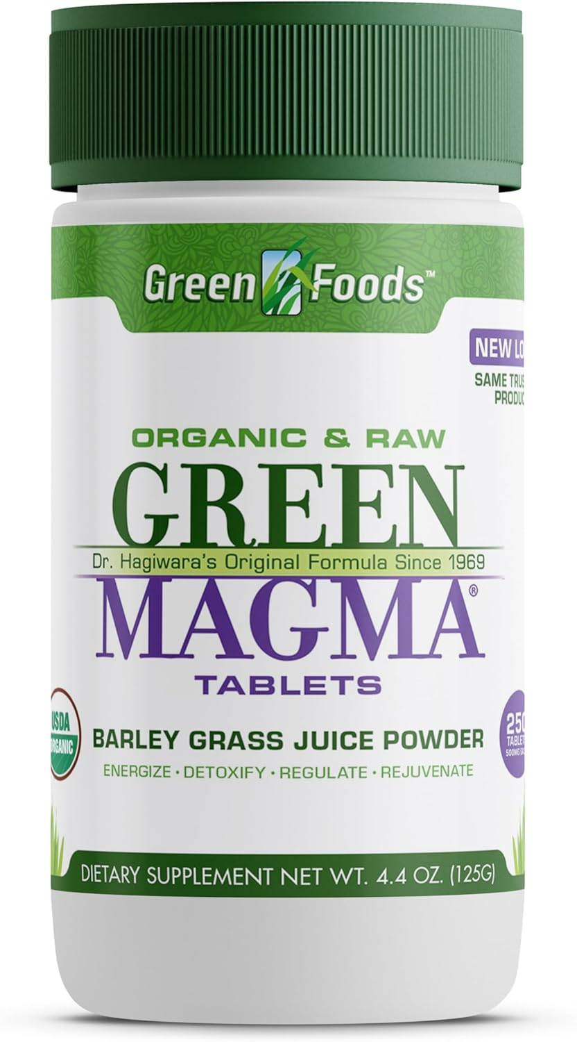 Green Magma (Organic & Raw Barley Grass) Tablets