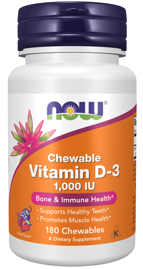 NOW Foods High Potency Vitamin D3 Softgels