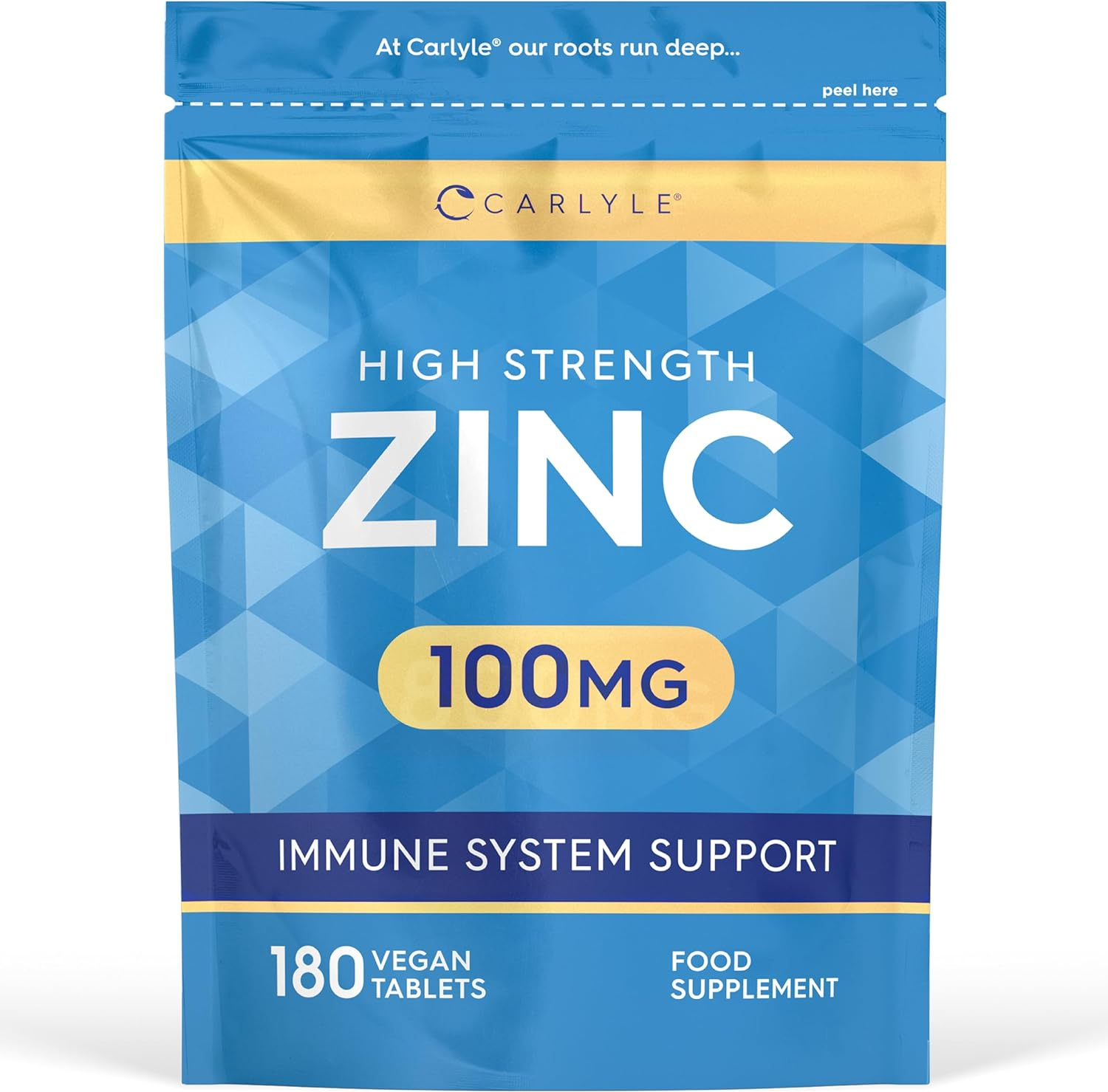 Carlyle High Strength Zinc Supplements