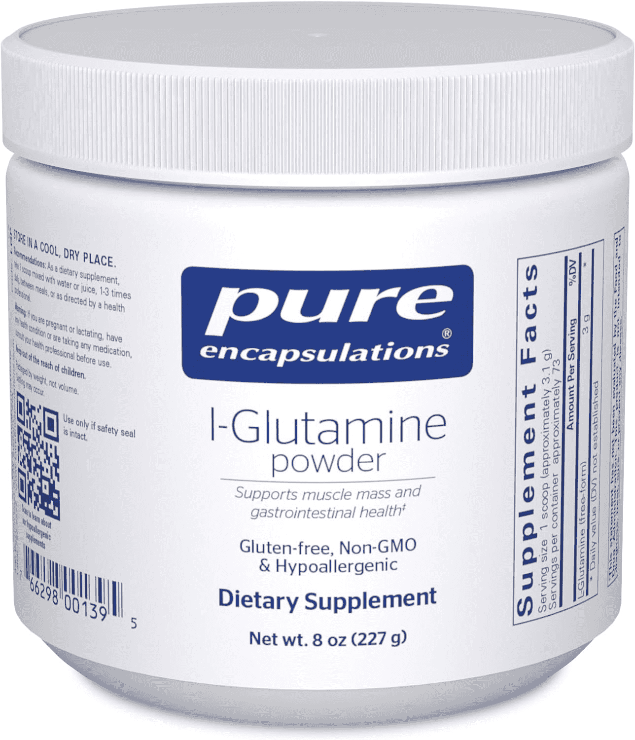 Pure Encapsulations L-Glutamine Powder