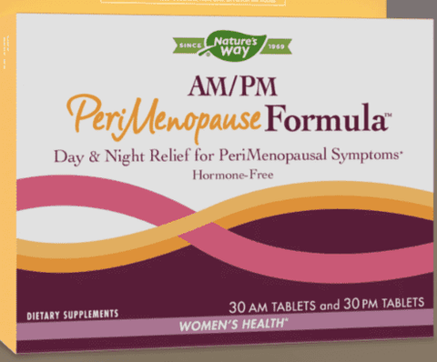 2. Nature’s Way AM/PM Perimenopauză și suport pentru simptome ale ciclului menstrual