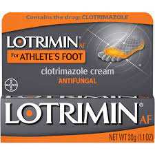 Lotrimin is an over the counter antifungal used in toe nail fungal infection