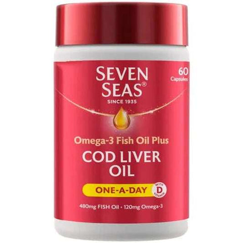 Seven Seas Simply Timeless Omega 3 Fish Oil + CLO