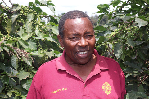 Coffee producer Symon Njagi Mariku