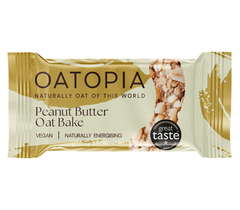 Oatopia's new vegan Peanut Butter Oat Bake