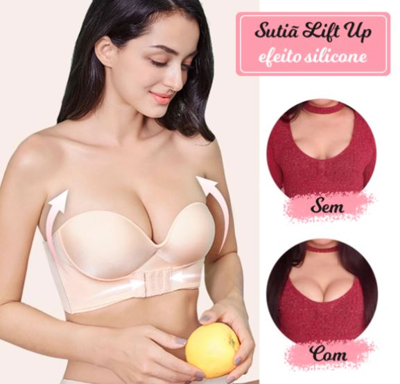 Sutiã feminino efeito silicone Belevita