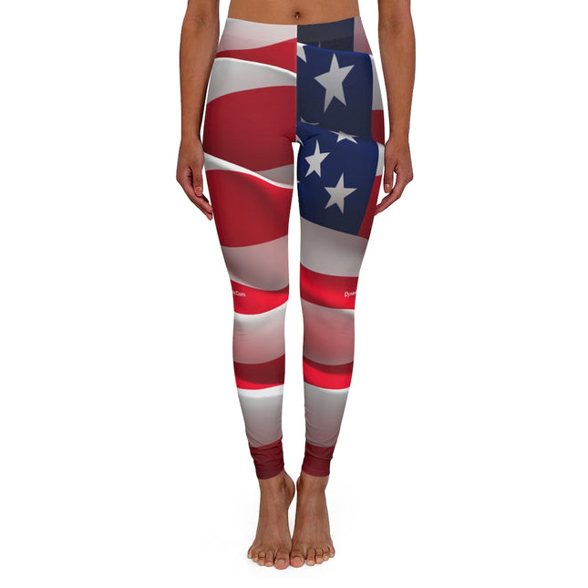 Girls Leggings, American Flag Leggings