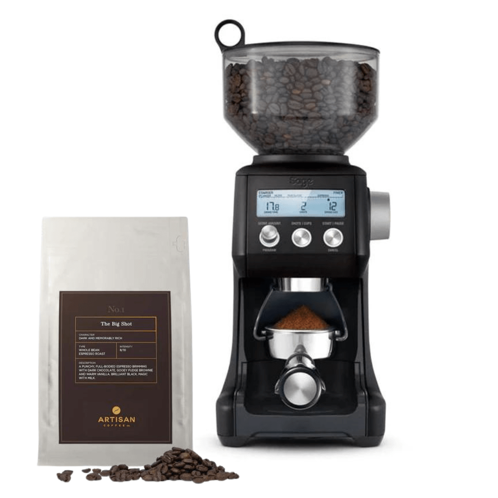 Sage The Smart Grinder Pro Coffee Grinder Black Truffle