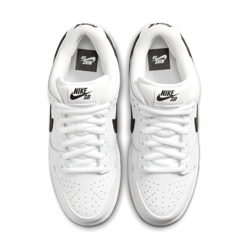 nike sb dunk mid black white gum