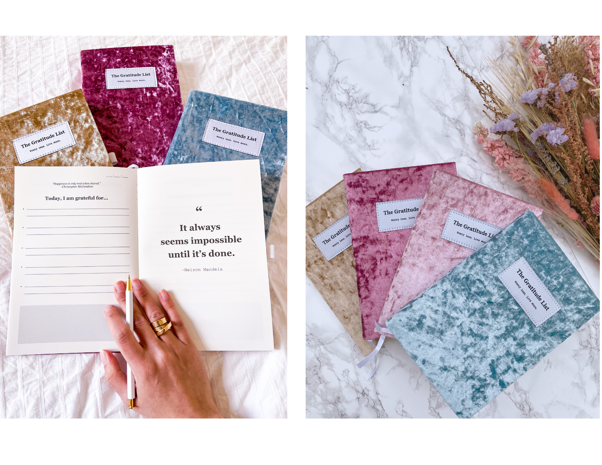 The Award-Winning Gratitude List Journal by Lily Samii Gratitude Journal