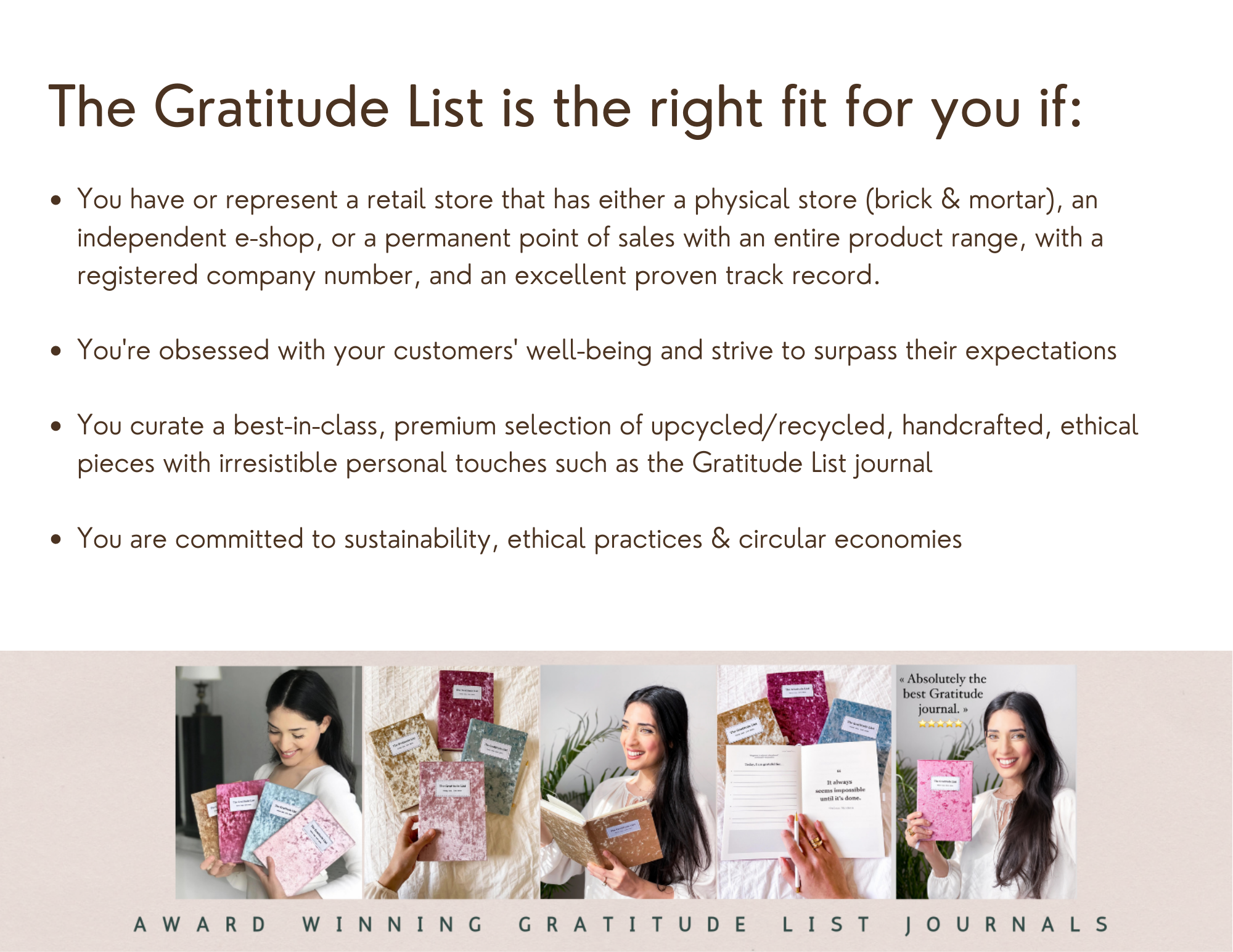 The Award-Winning Gratitude List Journal by Lily Samii Gratitude Journal