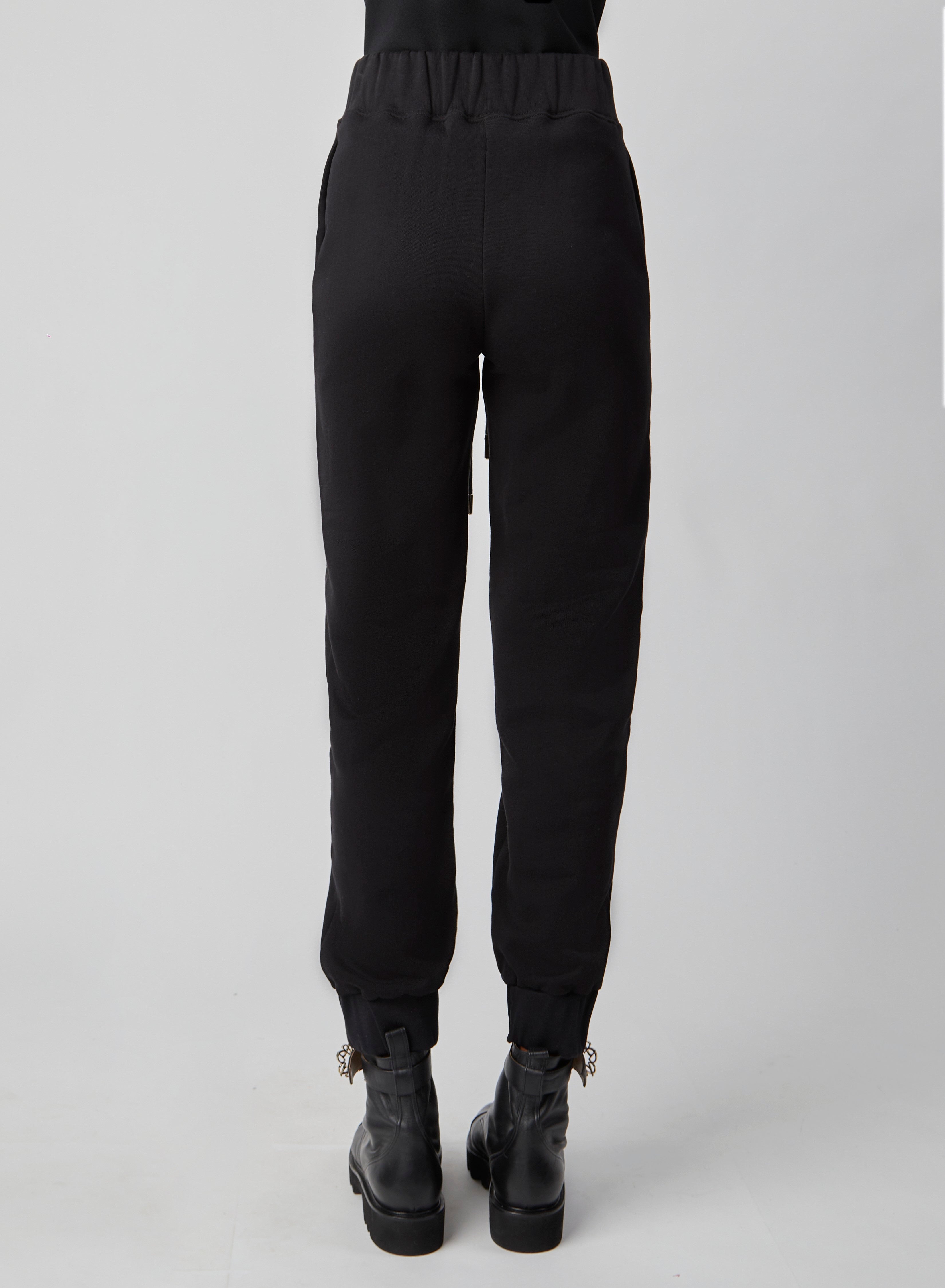 COTTON FLEECE SPORTS PANTS