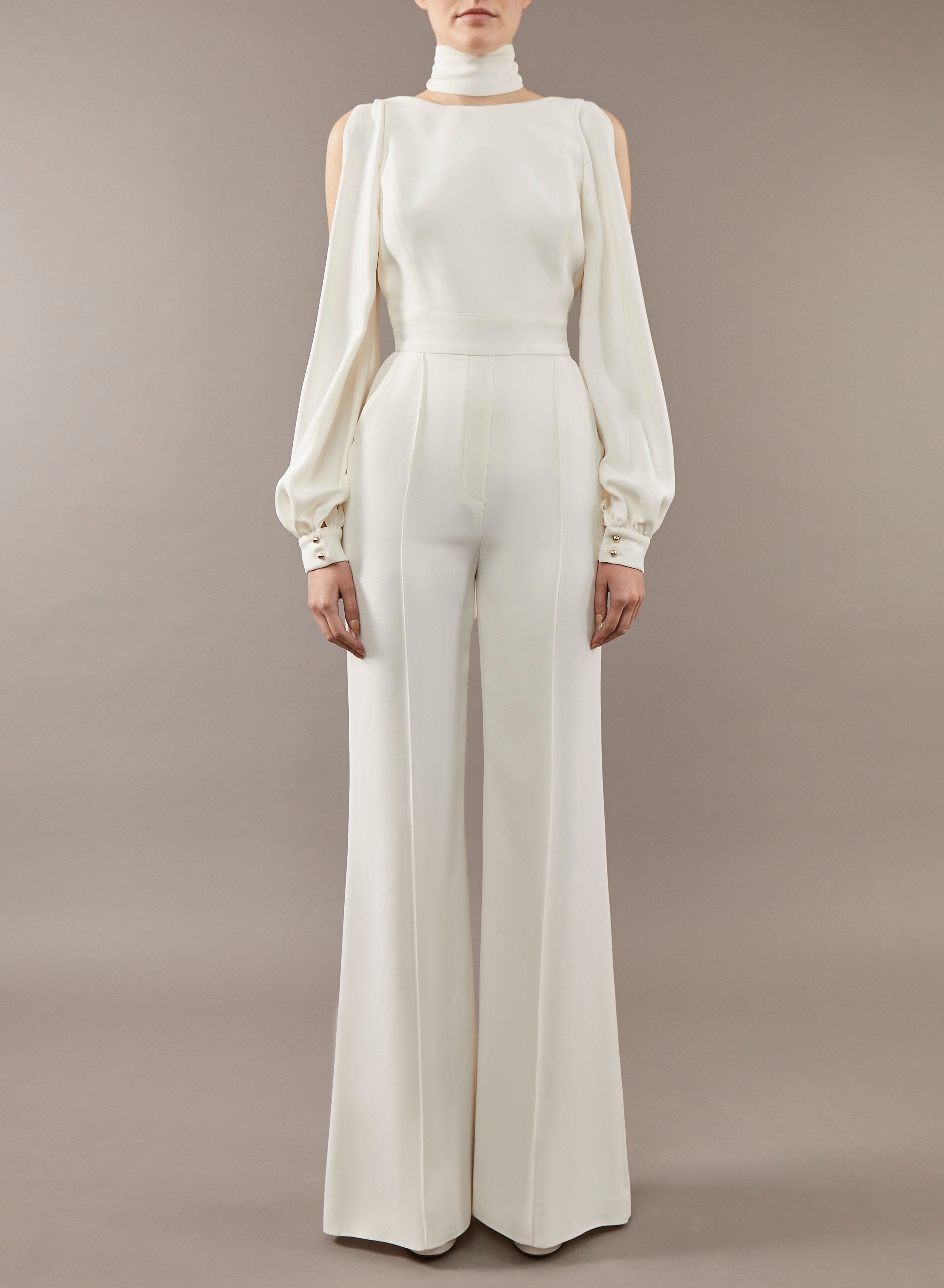 ELIE SAAB Crepe Jumpsuit