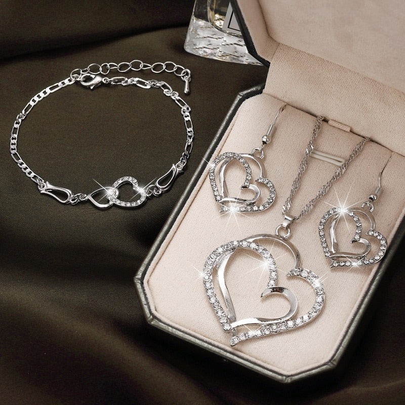 2023 Luxury Double Heart-shaped Necklace
