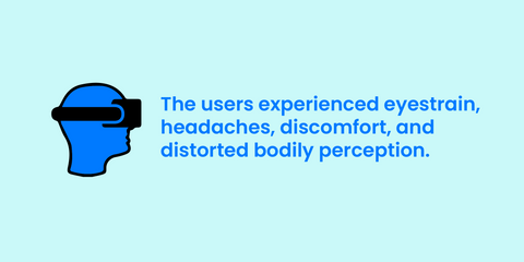 Mixed Reality Headsets cause eyestrain, headaches, discomfort and distorted bodily perception.