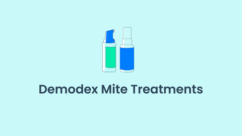 Treatment for demodex mites with tea tree oil foaming cleanser