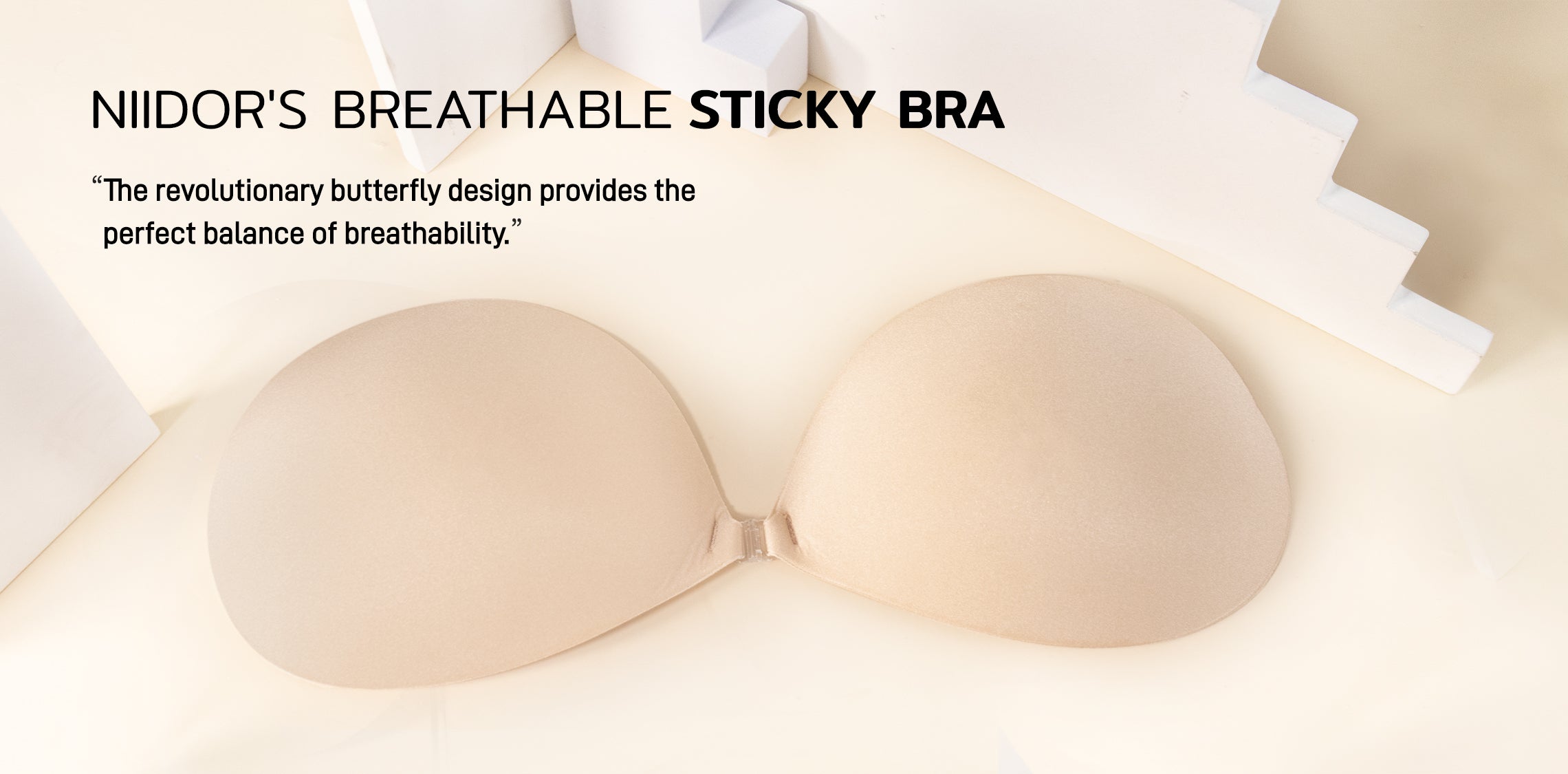 Invisible Backless Fabric Adhesive Bra