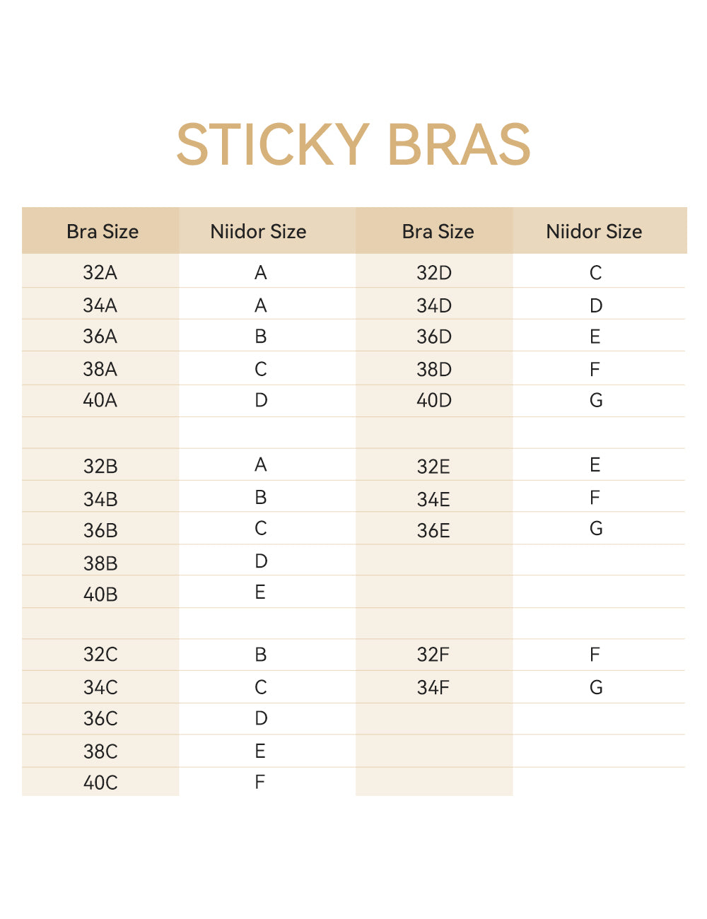 How to Measure Your Breast Size - Bra Size Converter – niidor